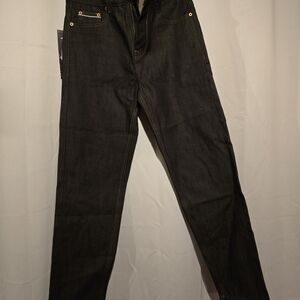 Classic Black Straight Men's Jeans